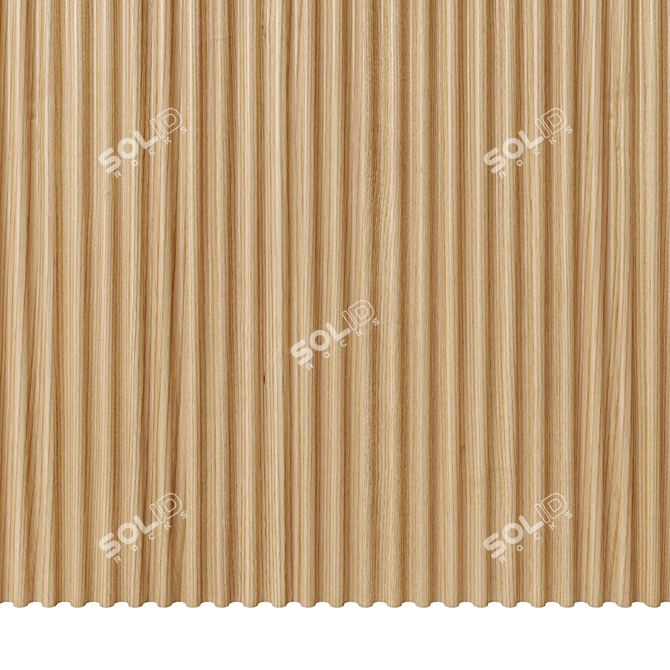 Customizable 3D Milled Panel Collection 3D model image 2