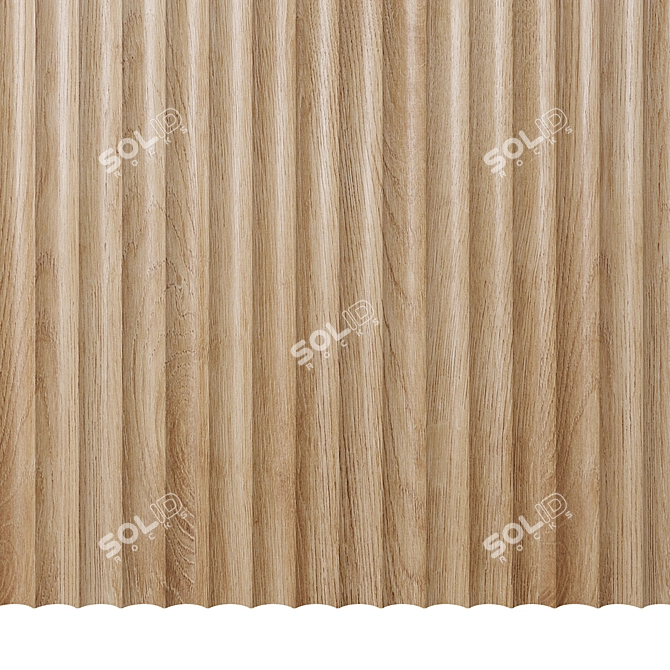 Customizable 3D Milled Panel Collection 3D model image 3