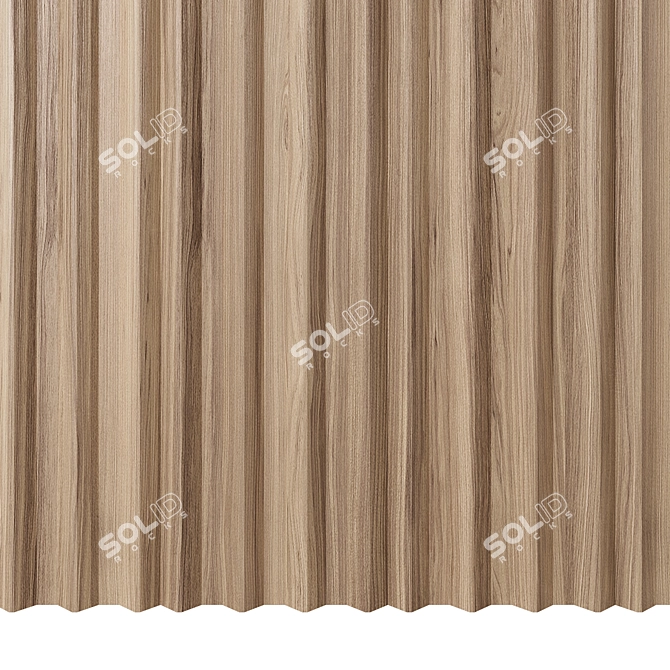 Customizable 3D Milled Panel Collection 3D model image 5