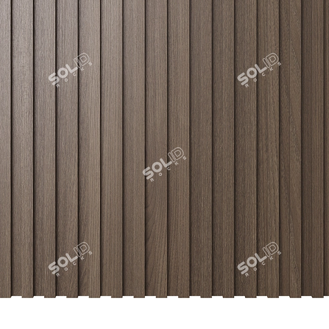 Customizable 3D Milled Panel Collection 3D model image 6