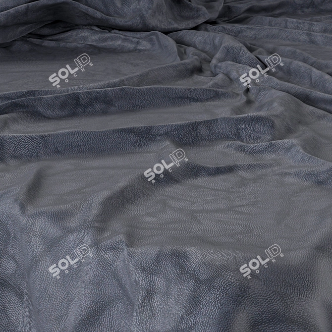 V-Ray Enhanced Seamless Leather Texture 3D model image 1