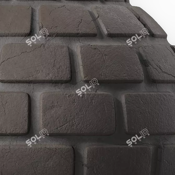 PBR Decorative Stone Materials 3D model image 2