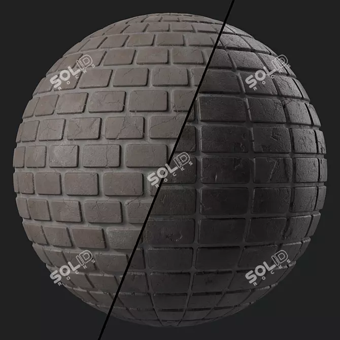 PBR Decorative Stone Materials 3D model image 3