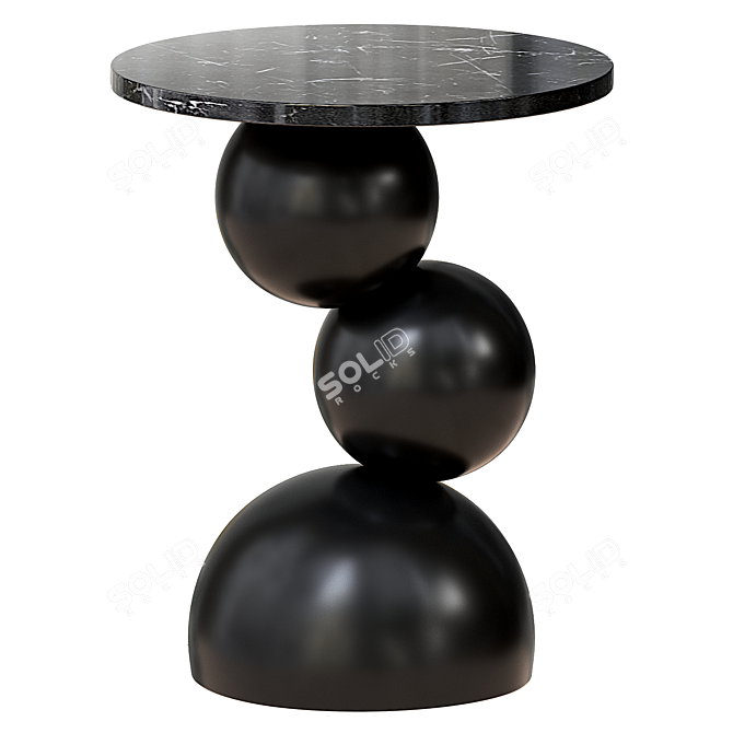 Modern Frisko Side Table Stand 3D model image 1