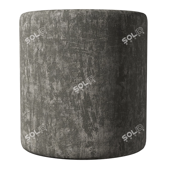 Seamless 3D Plaster Material Texture 3D model image 2