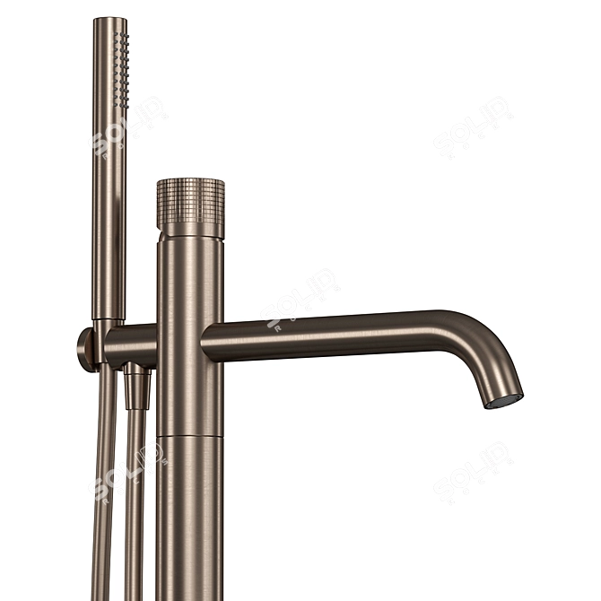 Cisal X32 Floor-Standing Bath Mixers 3D model image 2