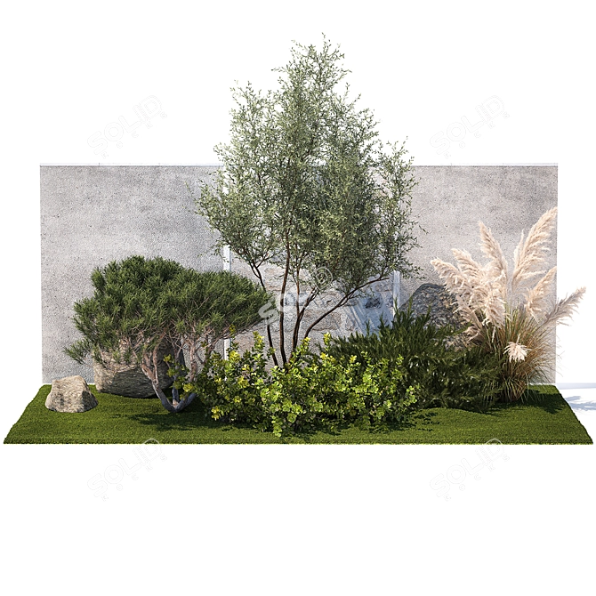 Urban Greenery Collection 1402 3D model image 5