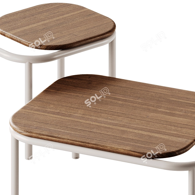 Joyf DESERT Wooden Coffee Tables 3D model image 1