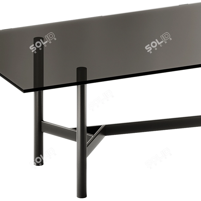 Fiam Italia AGOS Table - Modern Elegance 3D model image 2