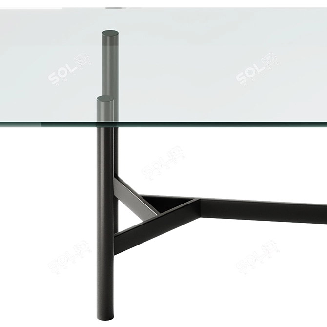 Fiam Italia AGOS Table - Modern Elegance 3D model image 3