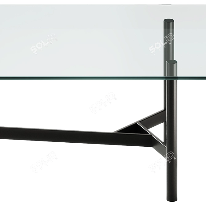 Fiam Italia AGOS Table - Modern Elegance 3D model image 5