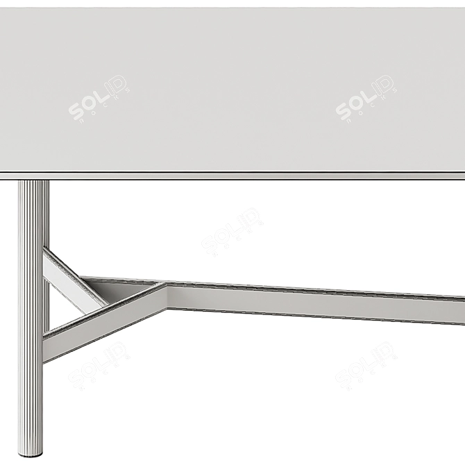 Fiam Italia AGOS Table - Modern Elegance 3D model image 7