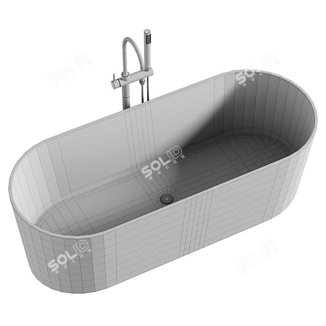 Luxury Providence Bathtub 3D model image 4