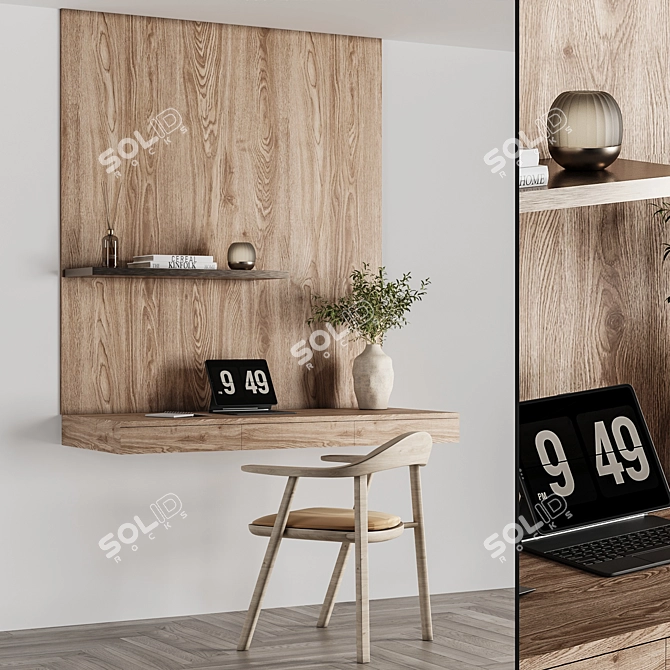 High-Quality 3D Office Furniture 3D model image 4