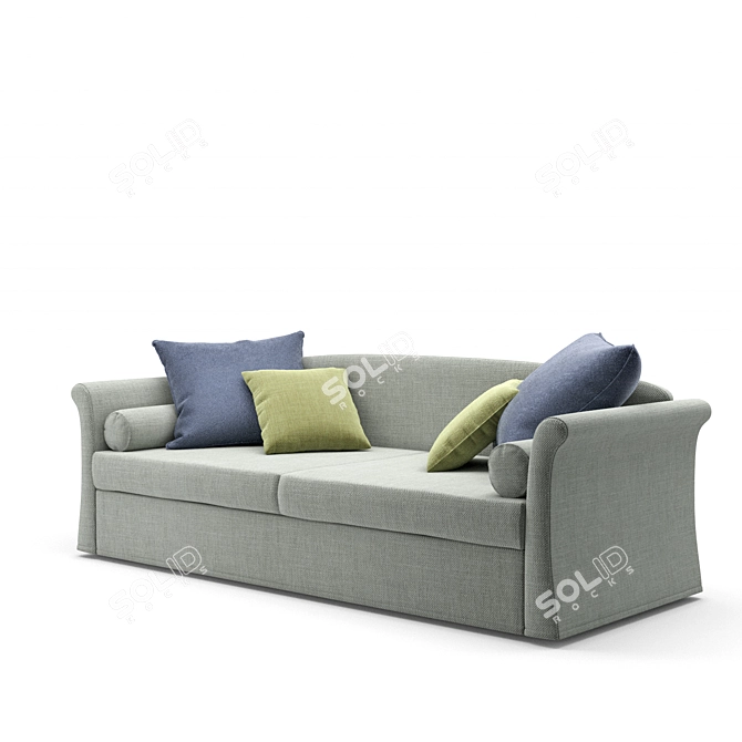 Versatile Jack Classic Sofa Bed 3D model image 2