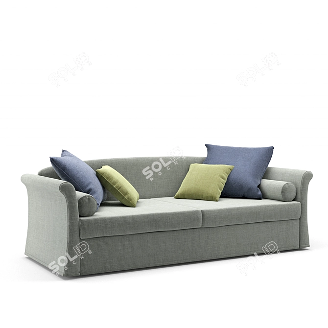 Versatile Jack Classic Sofa Bed 3D model image 3