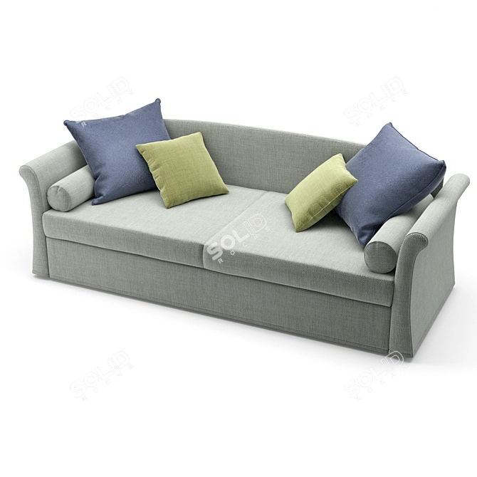 Versatile Jack Classic Sofa Bed 3D model image 4