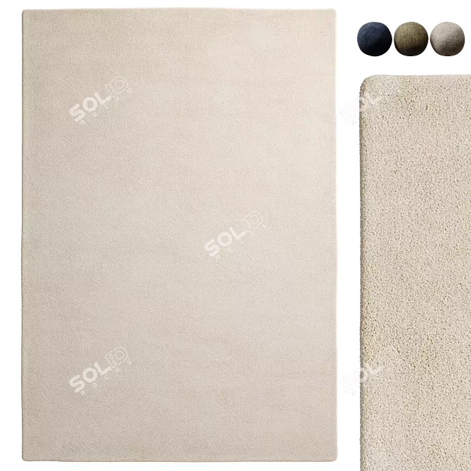 Empuries Polypropylene Rug by Kave Home 3D model image 1