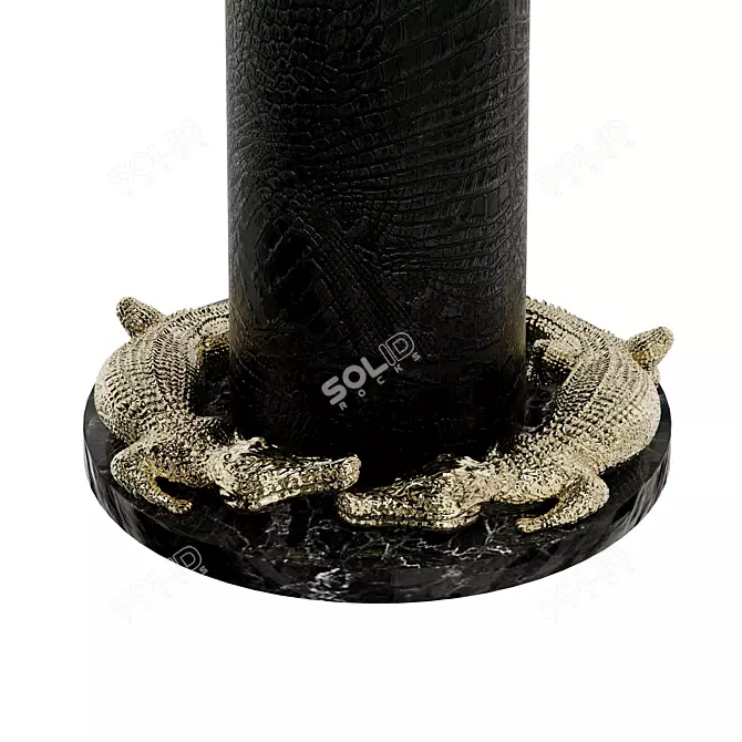 Exotic Reptilian Table Lamp - Koket 3D model image 2