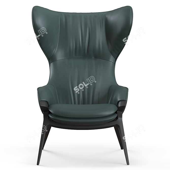 Modern Cassina P22 Armchair Model 3D model image 3