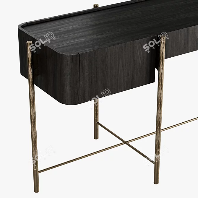 Elegant Shanghai Desk Furniture 3D model image 3