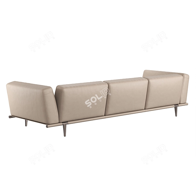 Let It Be Modern Italian Sofa 3D model image 3