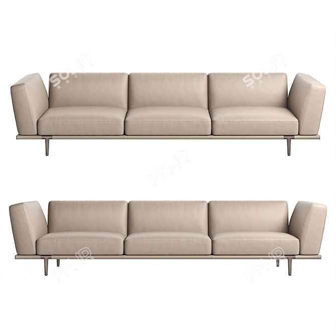 Let It Be Modern Italian Sofa 3D model image 5