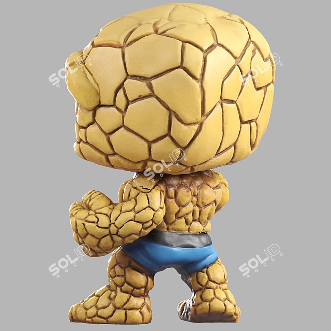 Marvel Comics Thing Funko Pop 3D model image 3