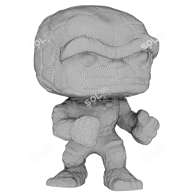 Marvel Comics Thing Funko Pop 3D model image 4