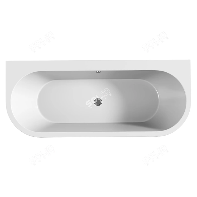 Luxury Albenia Bathtub 3D model image 2