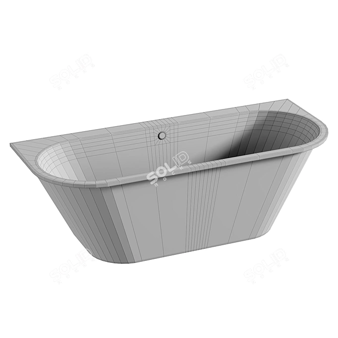 Luxury Albenia Bathtub 3D model image 4