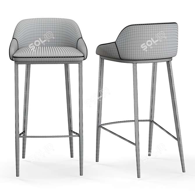 Modern Astra Barstool 2014 Edition 3D model image 4