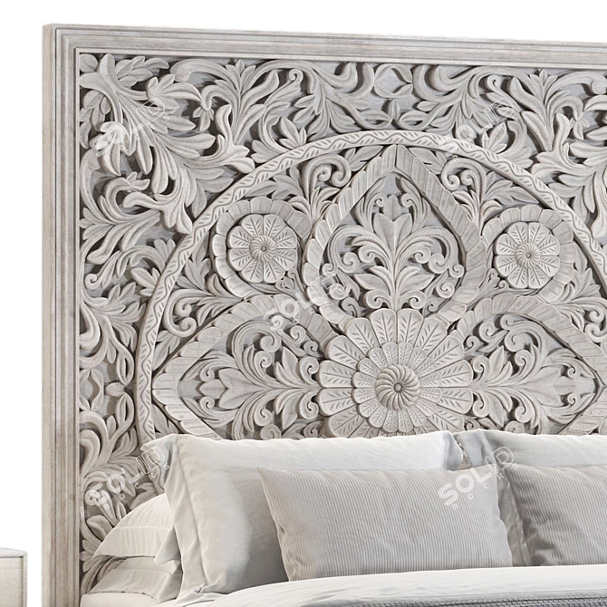  High Quality ANAYA Platform Bed 3D model image 3