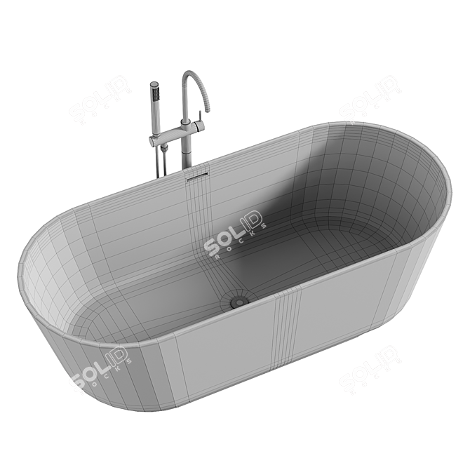  Miraggio Siena Bathtub 3D model image 4