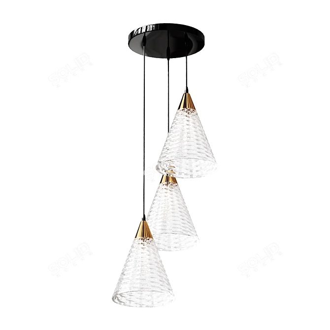 Ambrella Capsule Pendant Chandelier 3D model image 1