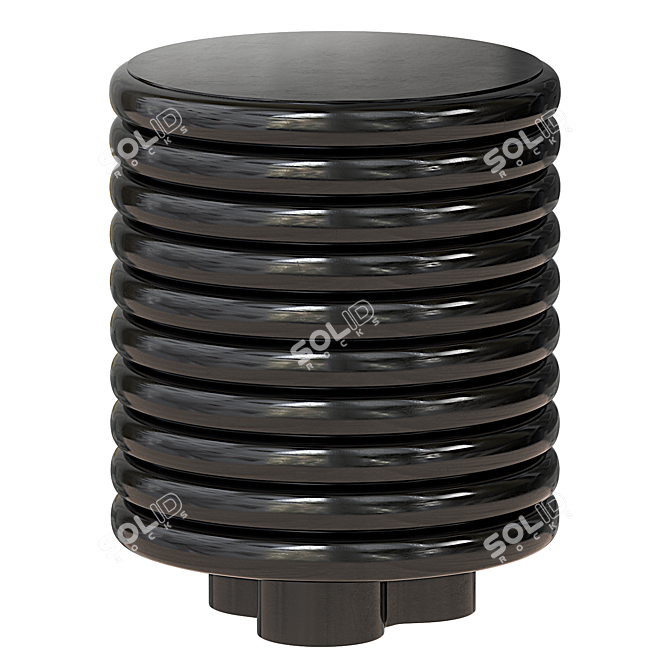 Elegant Giobagnara Scala Stool 3D model image 1