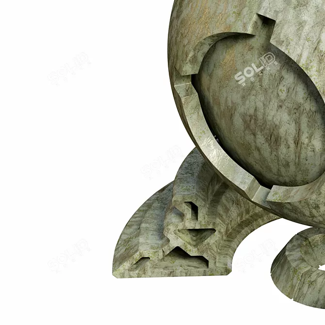 Patina Plaster PBR Materials Bundle 3D model image 7