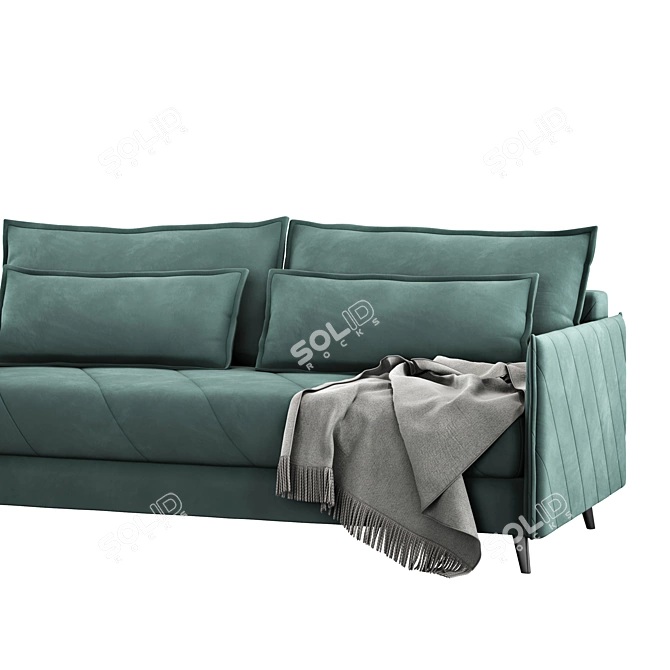 Luxurious Mercury Sofa Bed 3D model image 2