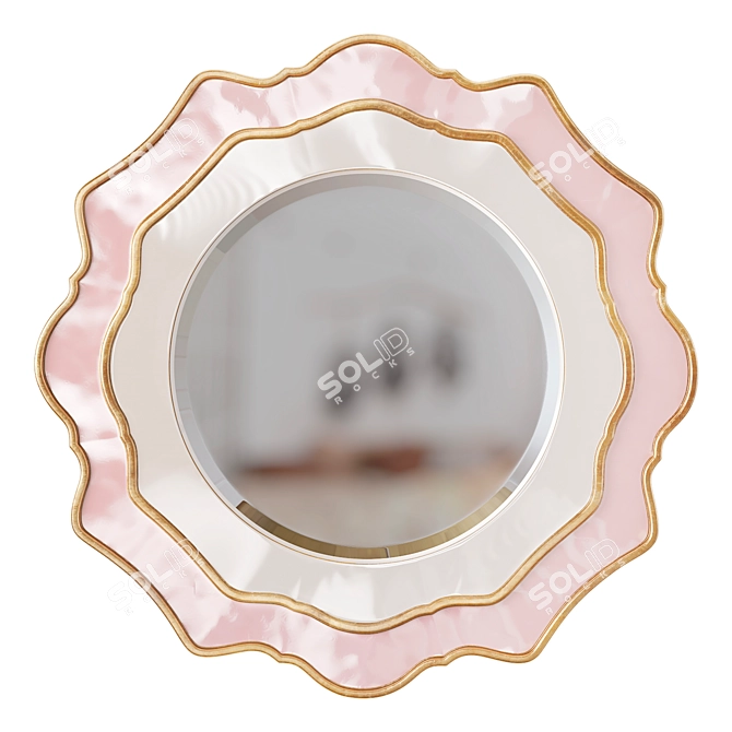 Doroti Pink Mirror Louvre Collection 3D model image 1