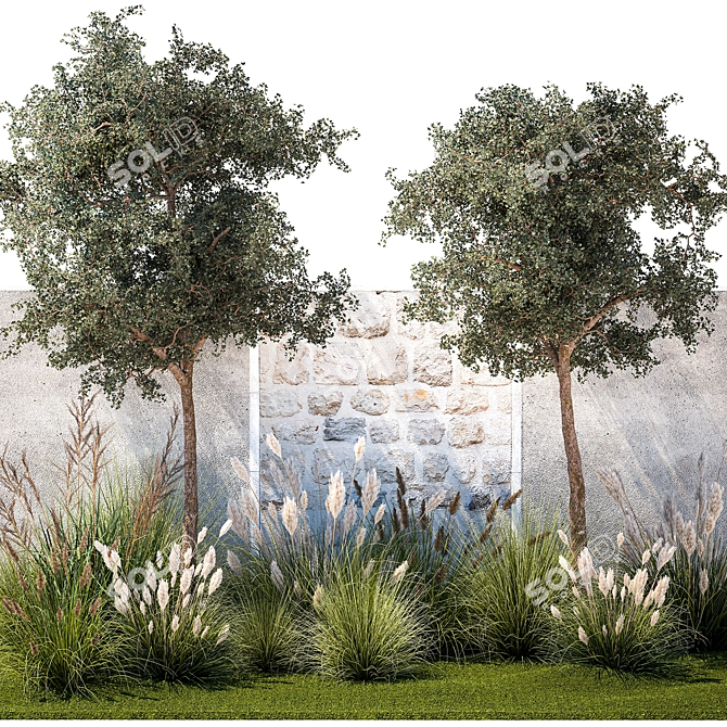 Decorative Plants Collection for Landscaping 3D model image 2