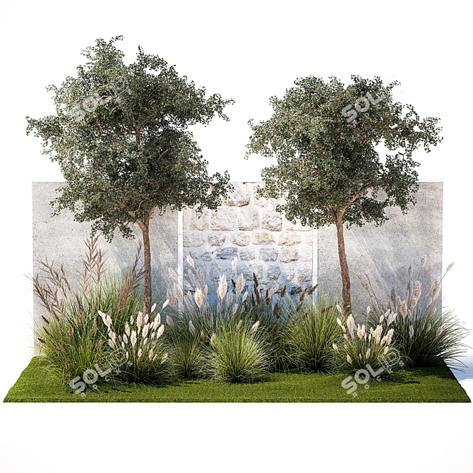 Decorative Plants Collection for Landscaping 3D model image 6