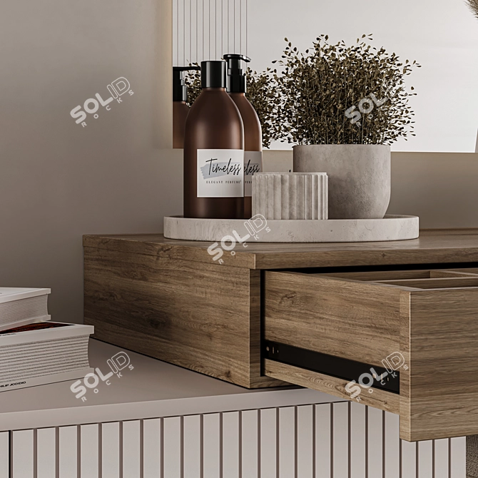 Modern Bedroom Furniture Set Contemporary 3D model image 4