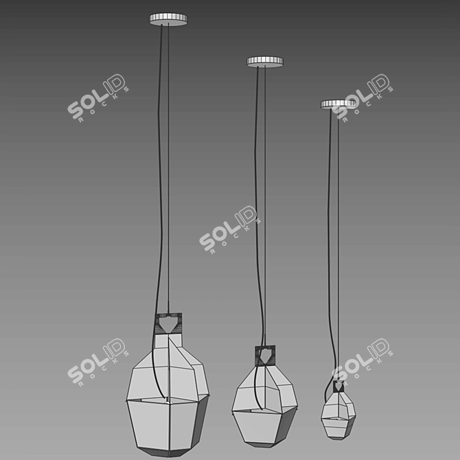 Minimalist Pendant Light Fixture by Marge Arkitekter 3D model image 2