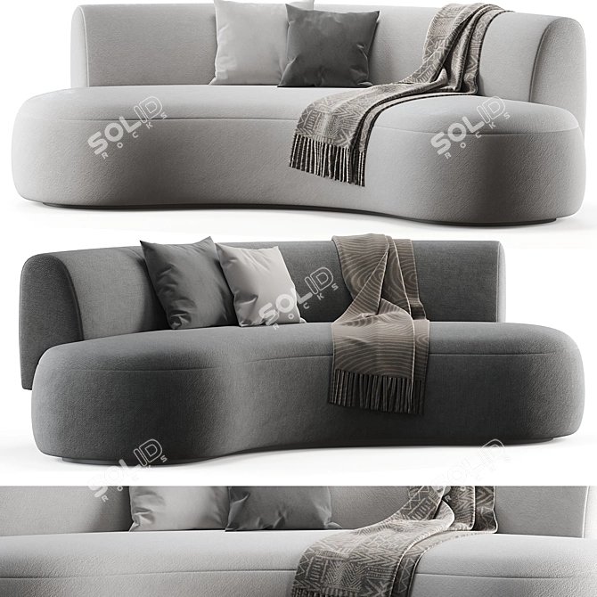 LEK Bespoke Design Sofa Bench 3D model image 1