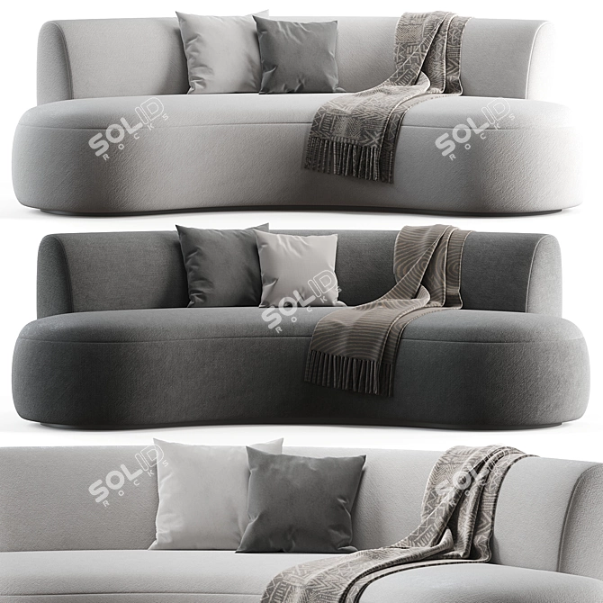 LEK Bespoke Design Sofa Bench 3D model image 3