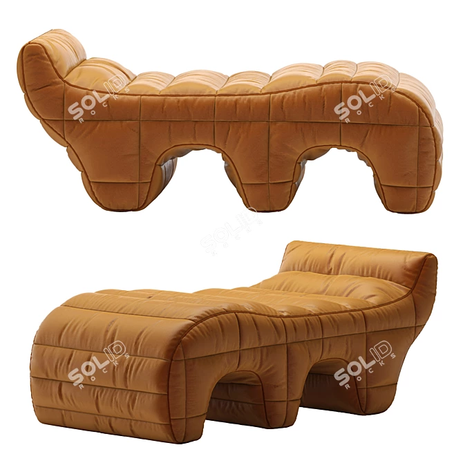 Modern Parachute Sofa by Alexandra Titov 3D model image 1