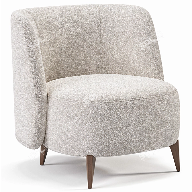 Stylish Modern Armchair 2015 Collection 3D model image 3