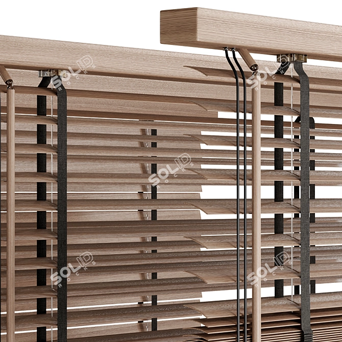 Folding Wooden Blinds 2015, 3D Model 3D model image 4