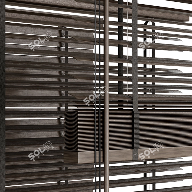 Folding Wooden Blinds 2015, 3D Model 3D model image 5