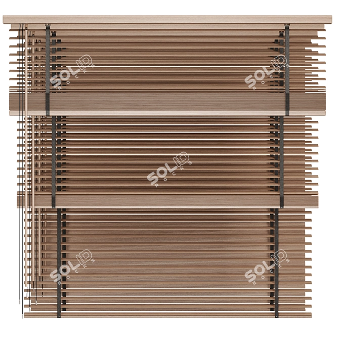 Folding Wooden Blinds 2015, 3D Model 3D model image 6